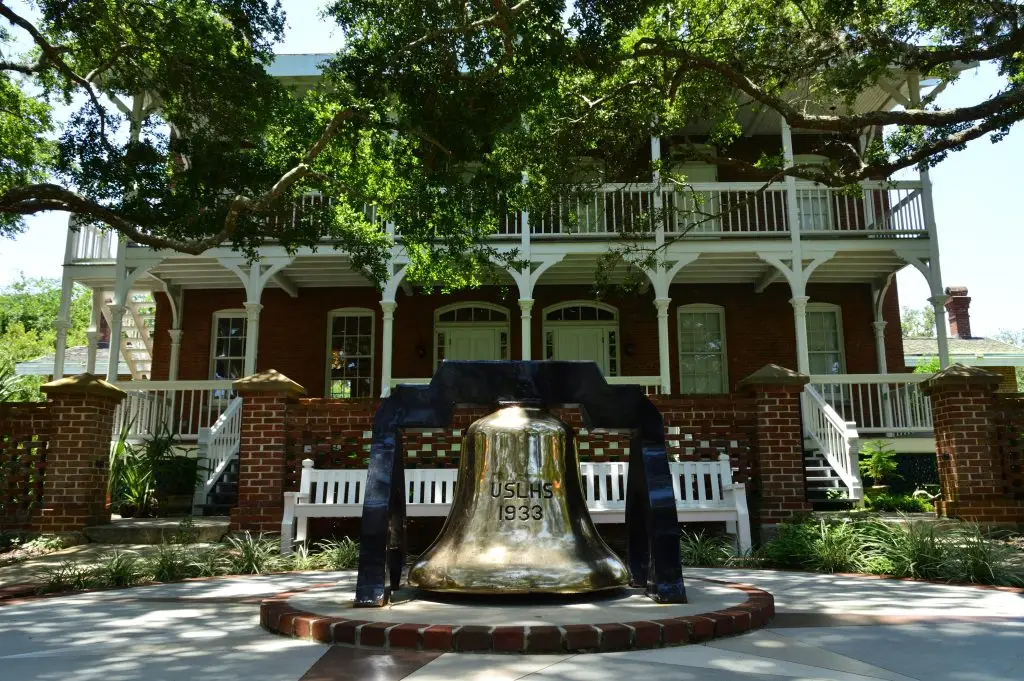 The keepers house at the St. Augustine Light Station, said to be haunted by the Pittee sisters