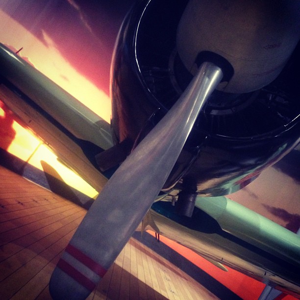 Restored Mitsubishi A6M2 Zero on display at the Pearl Harbor Aviation Museum