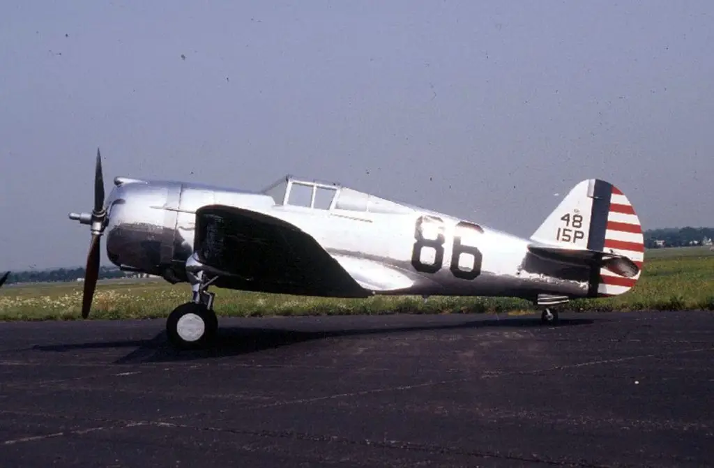Curtiss P-36A Hawk fighter of the type flown at Pearl Harbor
