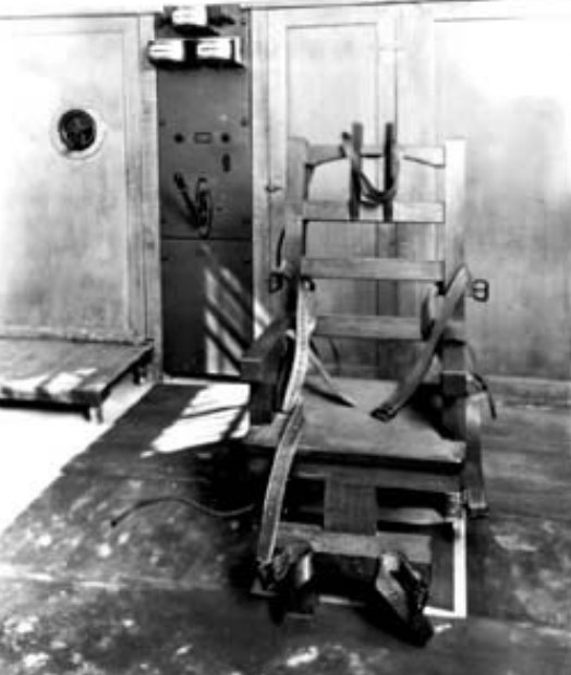 Florida’s electric chair, which replaced county hangings in 1924