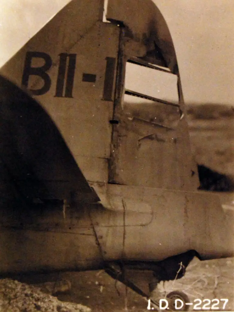 Wreck of Shigenori Nishikaichi's A6M2 Zero BII-120 on Niihau island, December 1941