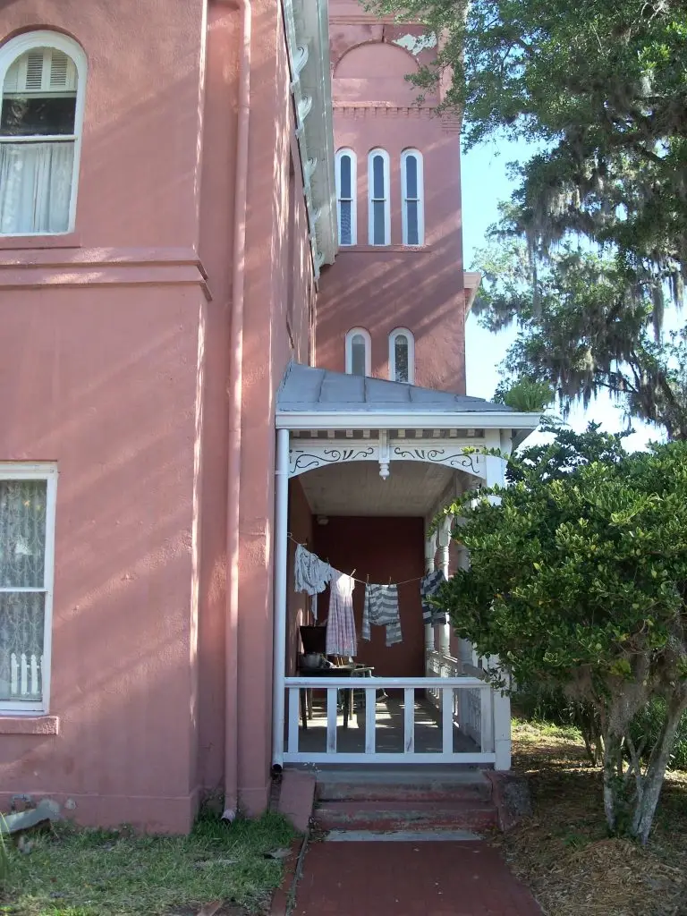 Porch of the Old Jail in St. Augustine, Florida